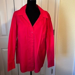Red Lane Bryant shirt. Size 24.